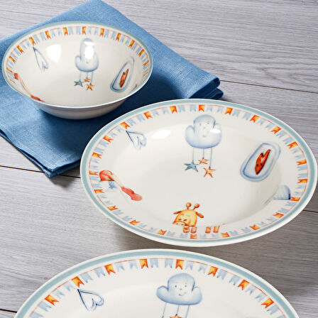 GÜRAL PORSELEN Eda 3 Parça Bone Mama Takımı - 2945