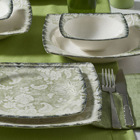 Güral Porselen Caroline 24 Parça 6 Kişilik Yemek Takımı 2421