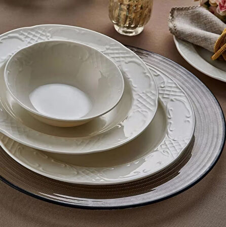 Güral Porselen Safir 82 Parça Yemek Takımı