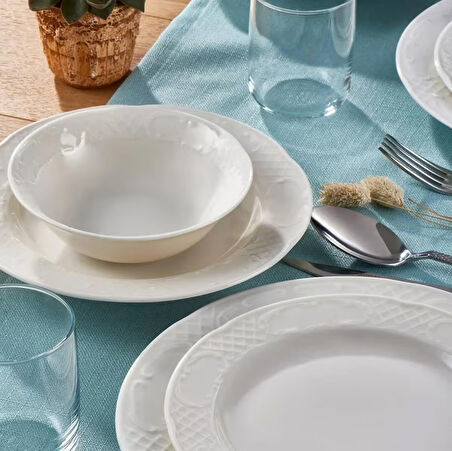 Güral Porselen Safir 82 Parça Yemek Takımı