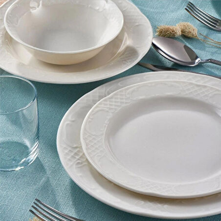 Güral Porselen Safir 82 Parça Yemek Takımı