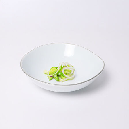 GÜRAL PORSELEN Roden 6 Parça 15 Cm Çorba Kasesi Gümüş Yaldız