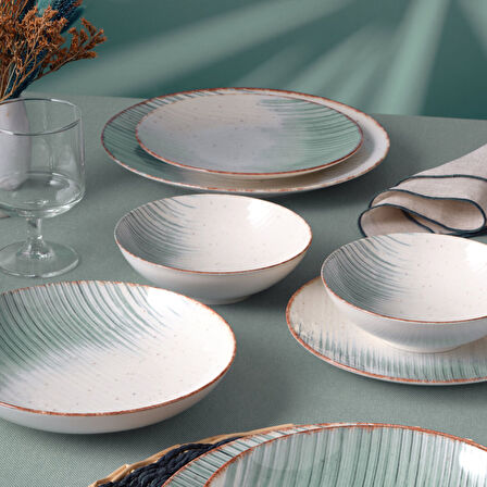 Güral Porselen Camelia 24 Parça 6 Kişilik Yemek Takımı 19320