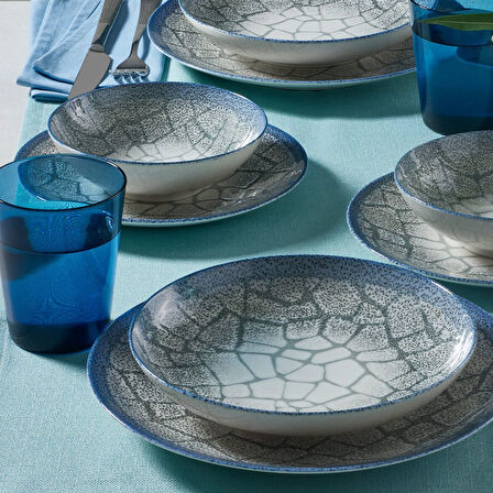 Güral Porselen Camelia 6 Kişilik 24 Parça Yemek Takımı 13261