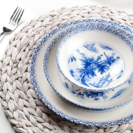 Güral Porselen Camelia 24 Parça 6 Kişilik Yemek Takımı 3960