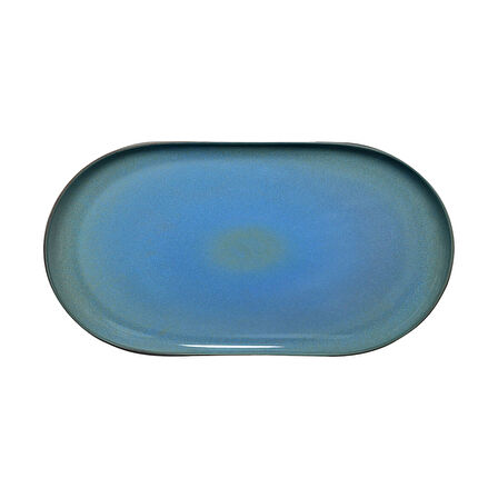 GÜRAL PORSELEN Bilbao 2 Adet 25x15cm Kayık Tabak Reaktif  Marin 970