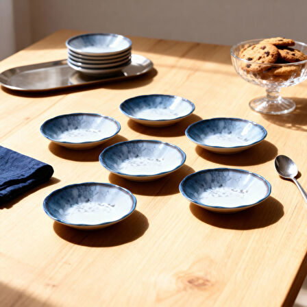 GÜRAL PORSELEN Acem 12 Parça 10 cm Çay Tabağı 1341