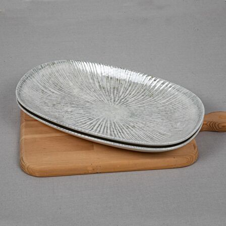GÜRAL PORSELEN -  ARNİM 2 PARÇA 29 CM BONE KAYIK TABAK