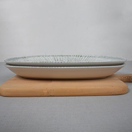 GÜRAL PORSELEN -  ARNİM 2 PARÇA 29 CM BONE KAYIK TABAK