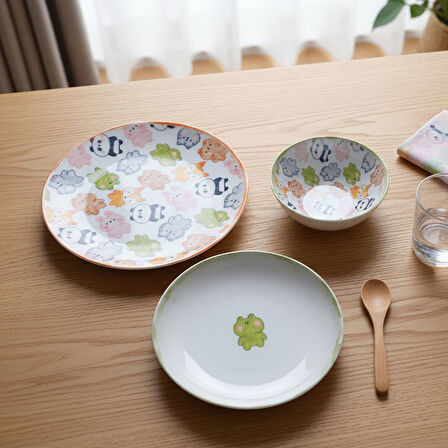 GÜRAL PORSELEN Camelia 3 Parça Mama Takımı 5469