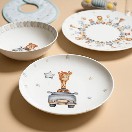 GÜRAL PORSELEN Camelia 3 Parça Mama Takımı 5468