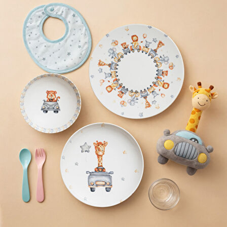 GÜRAL PORSELEN Camelia 3 Parça Mama Takımı 5468