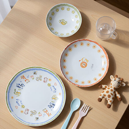 GÜRAL PORSELEN Camelia 3 Parça Mama Takımı 5561