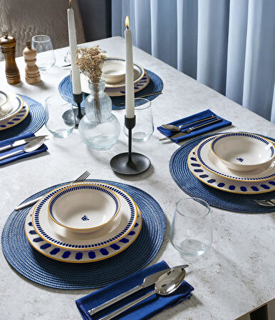 Güral Porselen 12 Parça Çınar Elegant Yemek Takımı GBSED12KY1E43065 By Pro
