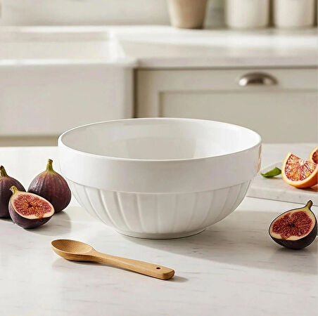 Güral Porselen 23 Cm Rölyefli Kase