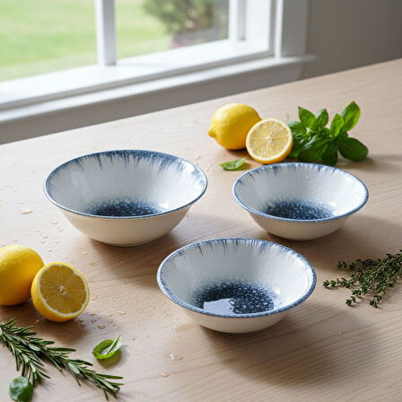 GÜRAL PORSELEN Enternasyonel Antares 3 Parça Kase Seti 16 cm & 19 cm 14711