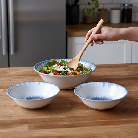 GÜRAL PORSELEN Enternasyonel Antares 3 Parça Kase Seti 16 cm & 19 cm 14711