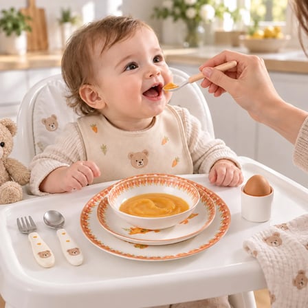 GÜRAL PORSELEN Camelia 4 Parça Mama Seti 63342