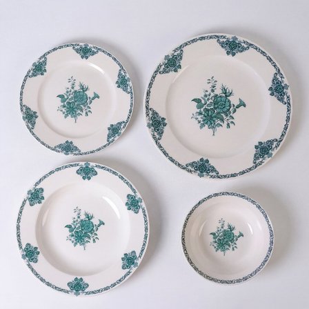 GÜRAL PORSELEN Eda Nostaljik 4 Kişilik 16 Parça Yemek Takım 62843