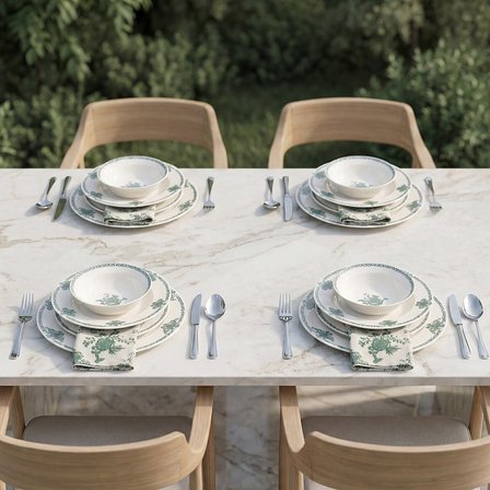 GÜRAL PORSELEN Eda Nostaljik 4 Kişilik 16 Parça Yemek Takım 62843