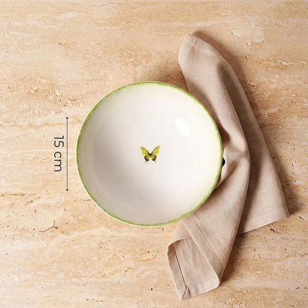 GÜRAL PORSELEN Flora 4lü 15 cm Porselen Kase 4883