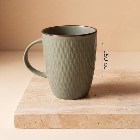 GÜRAL PORSELEN Miranda 2li Yeşil Porselen Mug Bardak Seti
