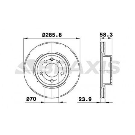 Opel On Fren Disk Aynası Havalı Omega B 2.0 94> - Braxıs Ae0752