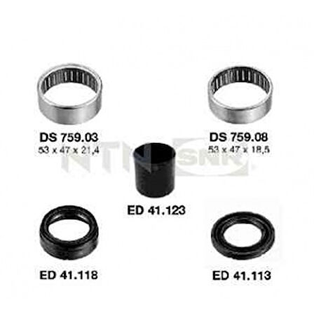 Psa Torsıyon Tamır Takımı - (tek Teker İçin Tam Set) - Snr Ks55907