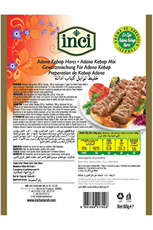 İnci Baharat - Adana Kebap Harcı 60 g.