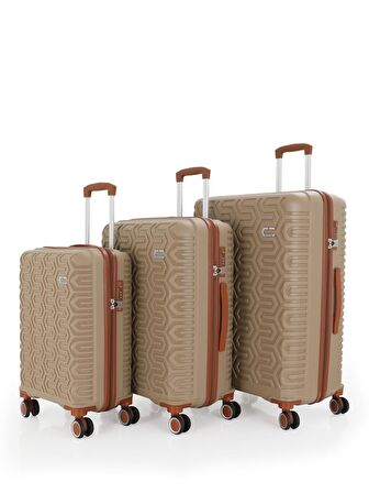 Mçs Üçlü Polipropilen Valiz Seti V377