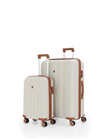 Mçs Polipropilen 2'li Valiz Seti Büyük & Kabin V305