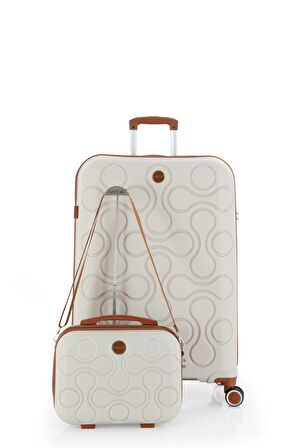 Mçs Polipropilen 2'li Valiz Seti Büyük & Makyaj V376