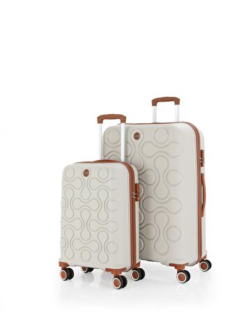 Mçs Polipropilen 2'li Valiz Seti Büyük & Kabin V376