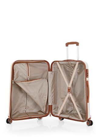 Mçs Polipropilen 3'lü Valiz Seti Büyük & Orta & Makyaj V376