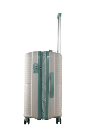 V379 AURA Y.ÜRETİM PP VALİZ 55 CM + 75 CM SİYAH SET