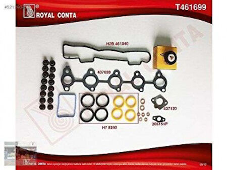 Psa Ust Takım Conta S,k,c Harıc Skt Keceli Subap Lastıklı P307 P308 P407 Partner Tepee Partner II P3008 - Royal T461699