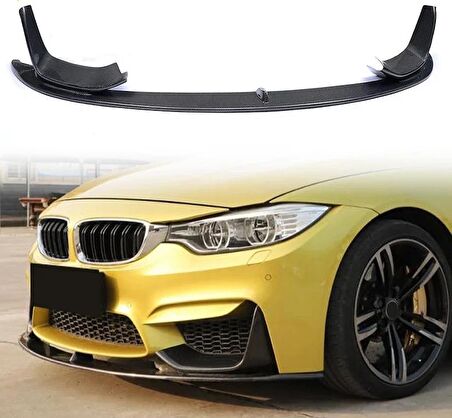 Bmw F30 f80 m3 ön tampon altı lip ve flap seti 3 parça 2012+