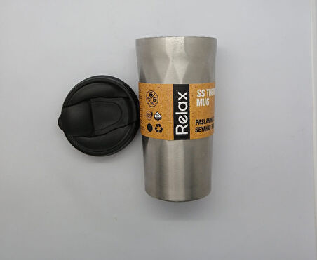 RELAX SS THERMOSS MUG PASLANMAZ ÇELİK SEYAHAT TERMOSU 350 ML