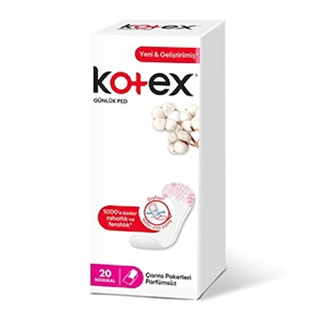 Kotex Günlük Ped 20'li Normal