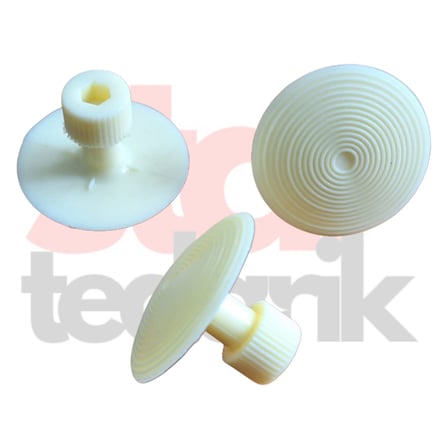 PDR Ekstra Boyasız Göçük Düzeltme Plastiği Bombeli Çap 33Mm - D. N6 - Natural Beyaz 10 adet