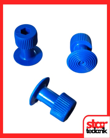 PDR Boyasız Göçük Düzeltme Plastiği Bombeli 16Mm - D. N6 - Mavi 10 adet