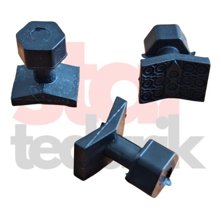 PDR Boyasız Göçük Düzeltme Plastiği Köşe Düzeltme V Tİp Çap 20x15mm - D. N6 - Siyah 10 adet