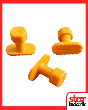 PDR Boyasız Göçük Düzeltme Plastiği Düz Oval 25X12 5Mm D. N6 - Kırmızı 10 adet