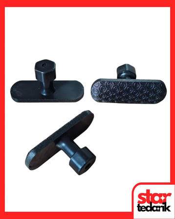 PDR Boyasız Göçük Düzeltme Plastiği Bombeli Kavisli 16X45mm - D. N6 - Siyah 10 adet