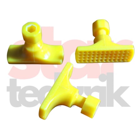 PDR Boyasız Göçük Düzeltme Plastiği Dikdörtgen 14X40Mm - D. N6 - Sarı 10 adet