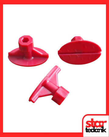 PDR Boyasız Göçük Düzeltme Plastiği Elips Kırmızı 35x22mm - D. N6 - Kırmızı 10 adet
