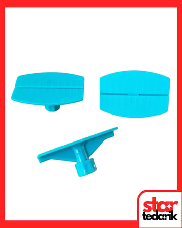PDR Boyasız Göçük Düzeltme Plastiği Elips Düz 50X27Mm - D. N6 - Yeşil 10 adet