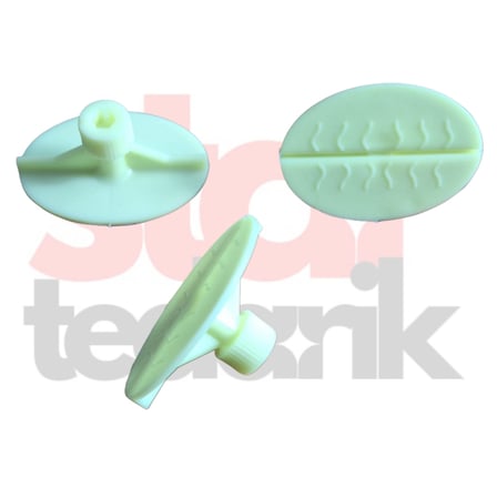PDR Ekstra Boyasız Göçük Düzeltme Plastiği Elips 49-34Mm - D. N6 - Natural Beyaz 10 adet