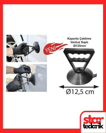 Pdr Manuel Kaporta Çektime Saplı Vantuz 125Mm
