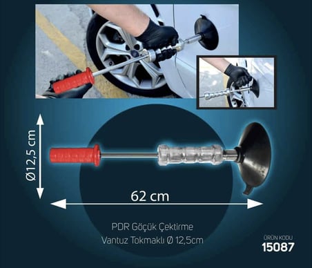 Vantuz Tokmaklı çap 12,5cm 2,54 Kg